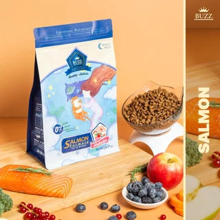 BUZZ Netura อาหารเม็ดแมว ขนาด 1kg รวม 4 สูตร สารอาหารครบถ้วนและสมดุลเพื่อสุขภาพที่ดี HOLISTIC & GRAIN-FREE