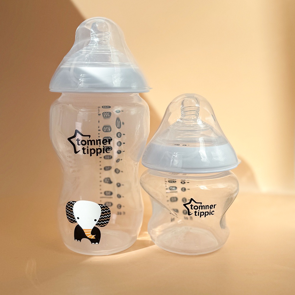 Tommee Tippee ขวดน้ําดื่ม ป้องกันการแสบร้อน ขนาดใหญ่ สําหรับเด็กแรกเกิด