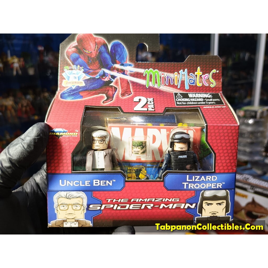 Minimates Marvel Wave 46 The Amazing Spider-Man Uncle Ben and Lizard Trooper 2-Pack