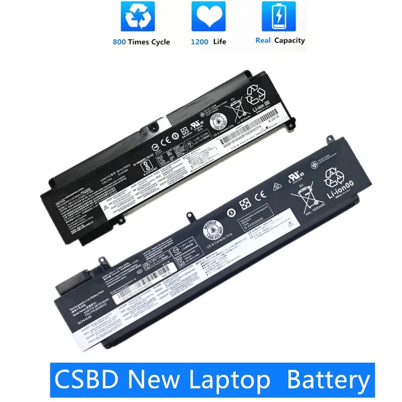 แบตเตอรี่แล็ปท็อป Lenovo ThinkPad T460s T470s 01AV405 01AV406  01AV407 00HW022 00HW023 00HW024 00HW0