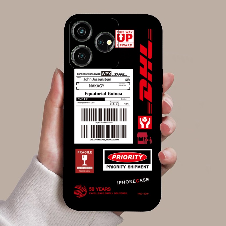 เคสโทรศัพท์มือถือ ซิลิโคนนิ่ม TPU ผิวด้าน ลายเพ้นท์ สําหรับ ZTE Blade V50S V50 Smart Case Silicone T