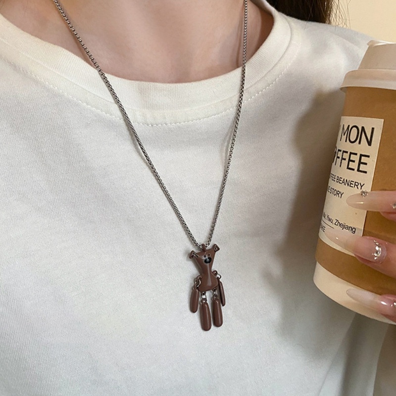 Arin Vintage Curry Bear จี้ Choker Gothic รูปที่ 7