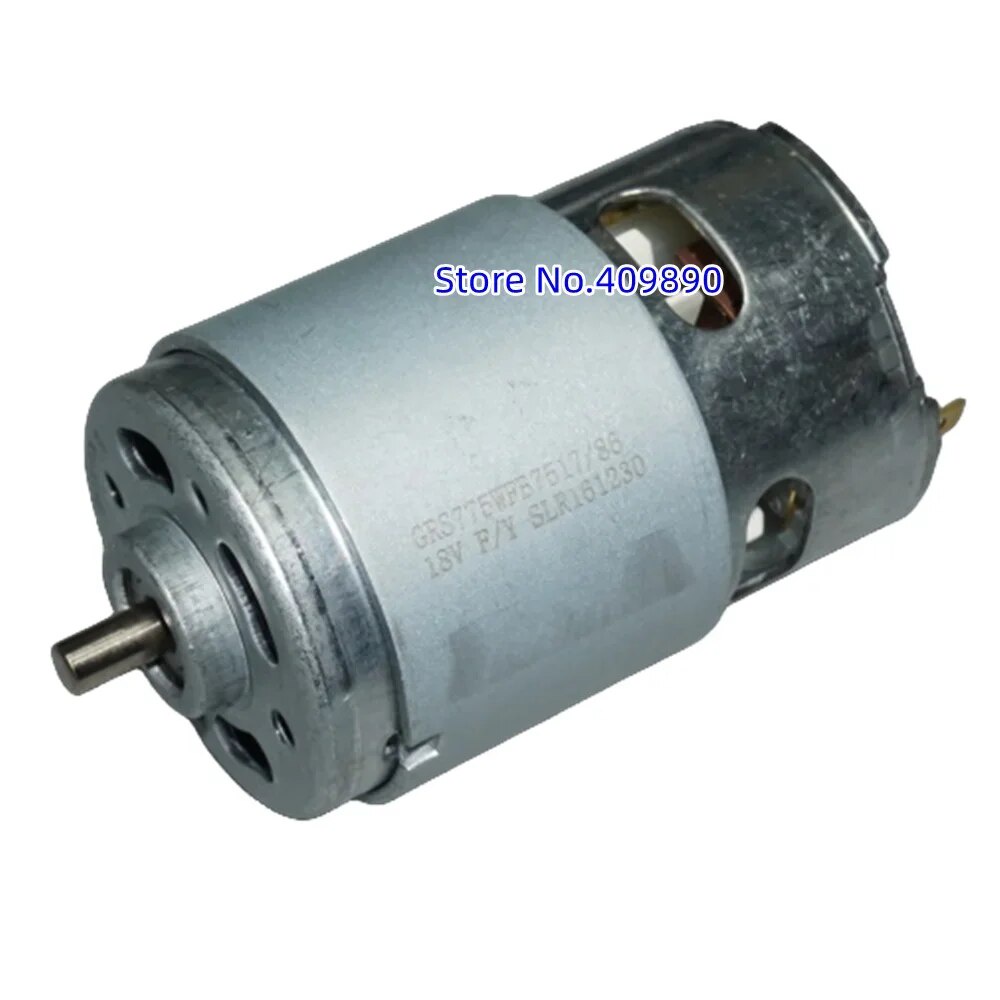 DC 12-18V high-Speed 775 Motor with Double Ball Bearings for DIY Power Tools