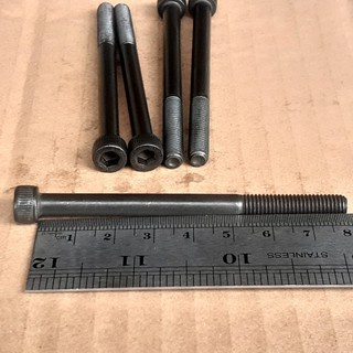 M5X80 STEEL L-BOLT นําเข้า TAIWAN / M5 X 80 BLACK L-BOLT / M5X80 L-BOLT