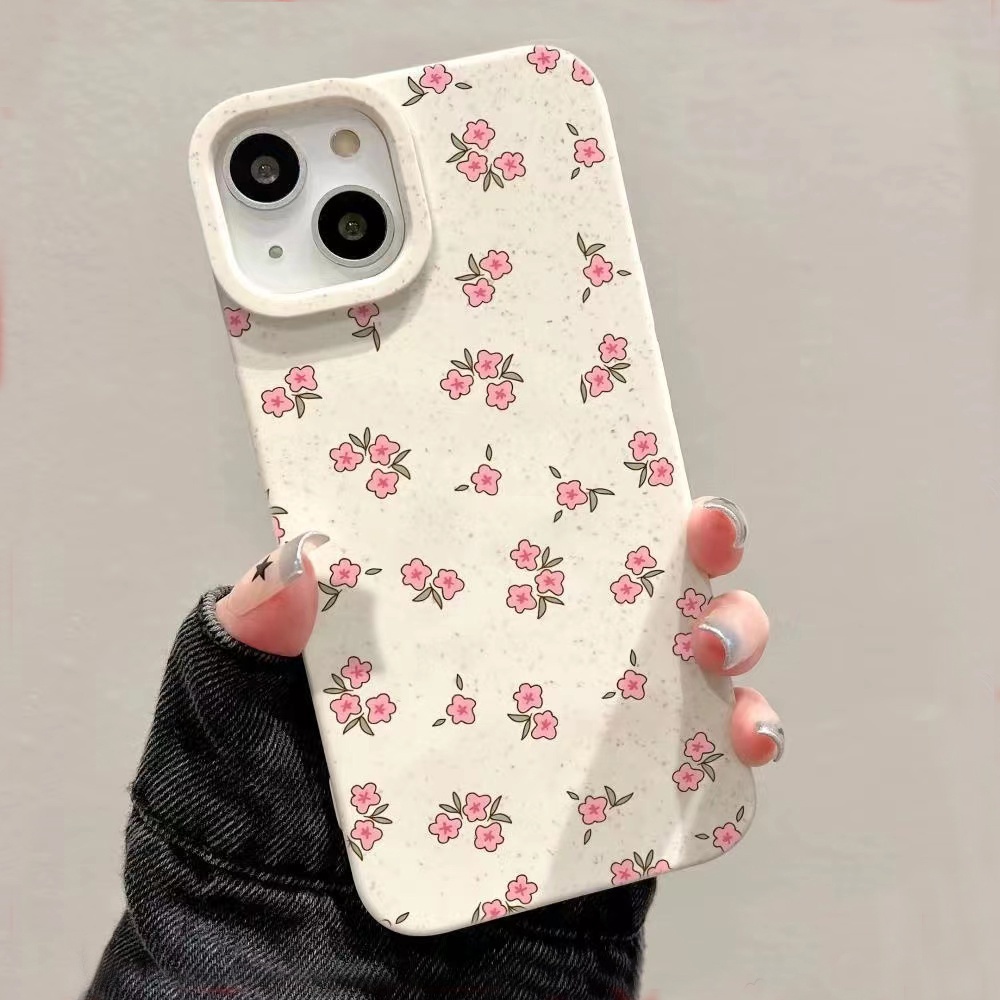 🔥GOOD🔥ใช้กับ เคสไอโฟน เคสไอโฟนลายดอกพีช เคสไอโฟน16/15/ 14/13/12 /11 Pro Max 17/8/7Plus X/XR เต็มจอ นิ่มกันกระแทก  #487 - รูปที่ 2