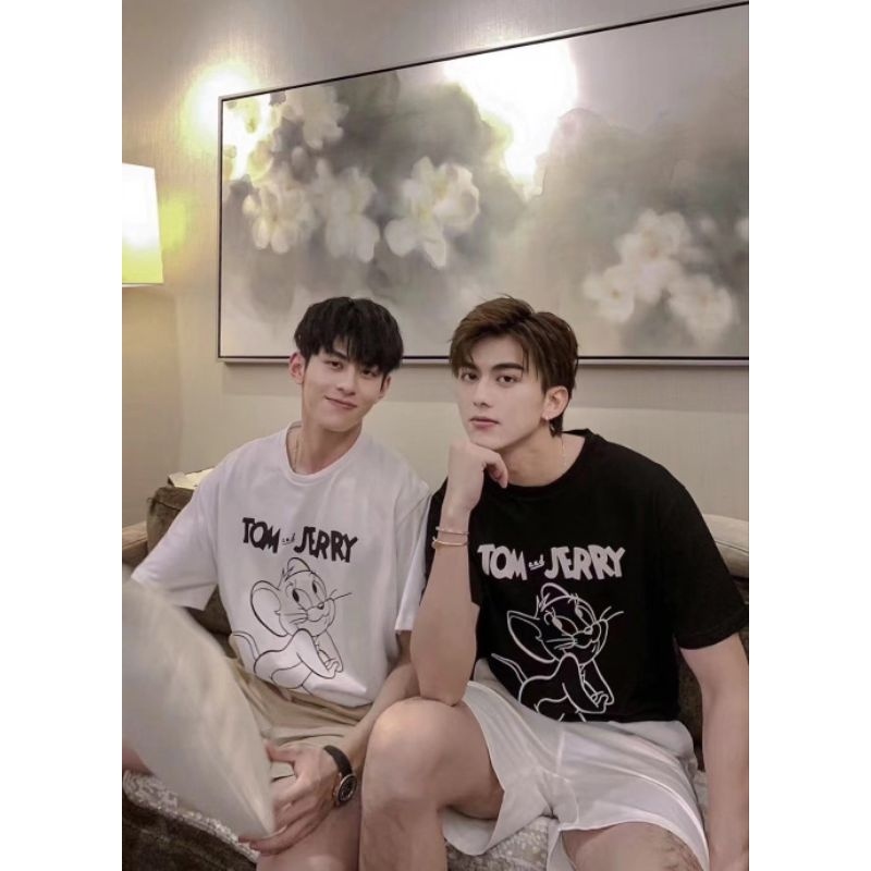 อ่อนนุ่ม 6 🐹🐱🎈T&J🔥🔥เสื้อยืด CMA ทรง Oversize อก 44-46" ผ้าคอตตอน 💯