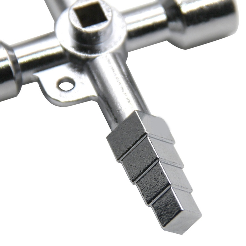 Picbliss กุญแจประแจสามเหลี่ยมกากบาทอเนกประสงค์ 4 ทางสําหรับรถไฟตู้ลิฟท์ไฟฟ้า - รูปที่ 6