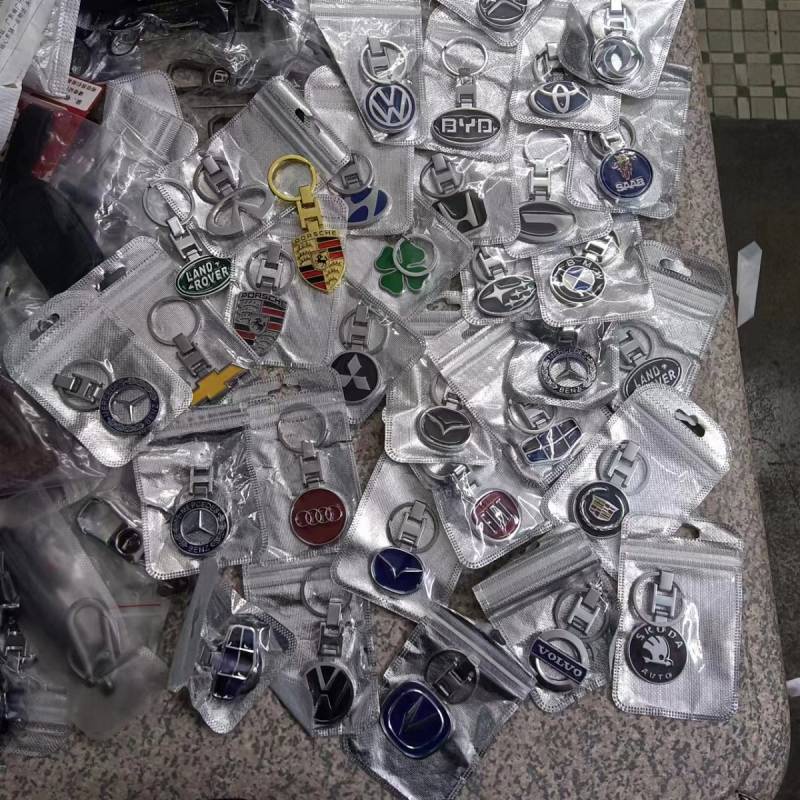 Individual Car Logo Keychain 4S Shop Business Promotional Novelties Metal Keychains Creative Car Key Ring WqZ8 - รูปที่ 7
