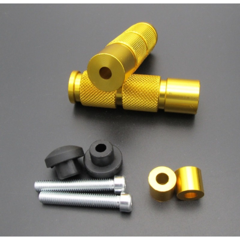 Ronxmor ที่เหยียบเท้า อลูมิเนียมอัลลอย CNC 2 ชิ้น 2 ชิ้น สําหรับรถจักรยานยนต์ ATV