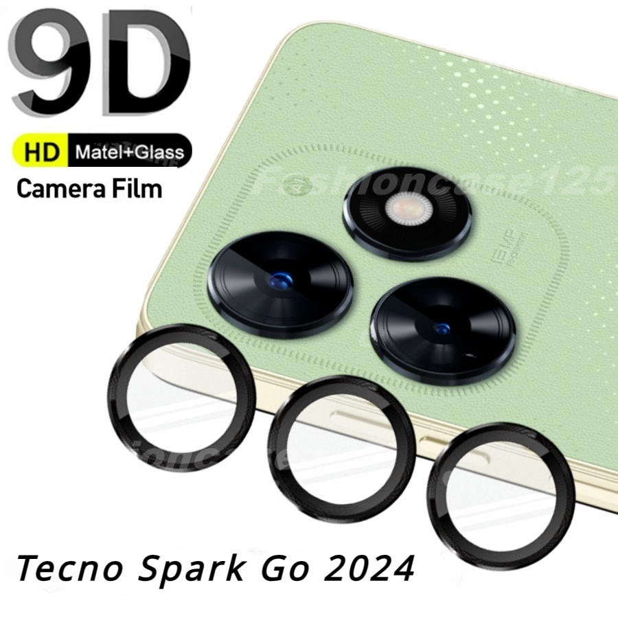 Tecno Spark Go 2024 ตัวป้องกันเลนส์กล้อง แหวนโลหะ สําหรับ Tecno Spark Go SparkGo 2024 2023 4G 5G ตัวป้องกันกล้อง กระจกนิรภัย