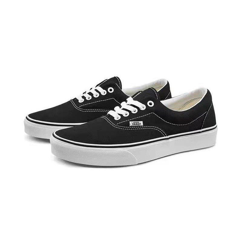 {K} แฟชั่นสเก็ตบอร์ดหุ้มข้อต่ำ vans ผ้าใบผ้าใบแท้แรงบันดาลใจสตรีสีดำ, น้ำเงิน รองเท้า free shipping