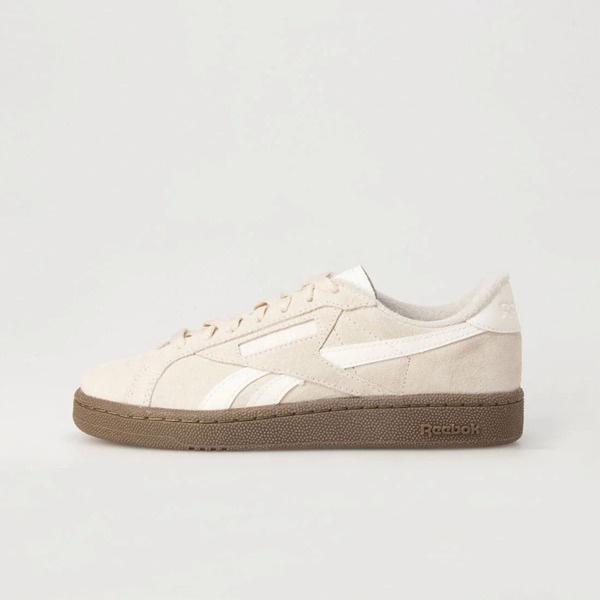 Reebok Club C Grounds UK Men Women Casual Shoes Retro Time Suede Caramel Sole Comfortable Beige Bro
