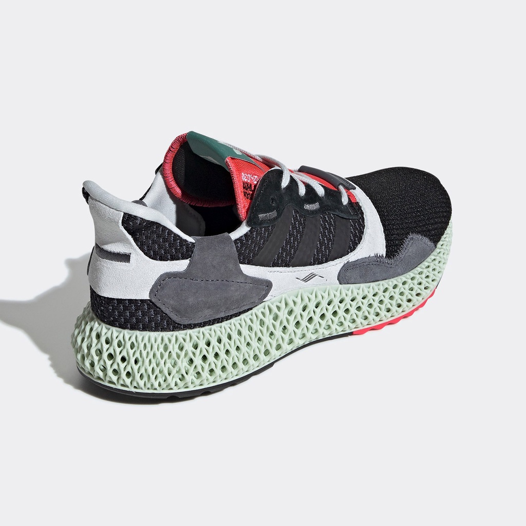 Adidas ZX4000 Futurecraft 4D black and red running shoes BD7931