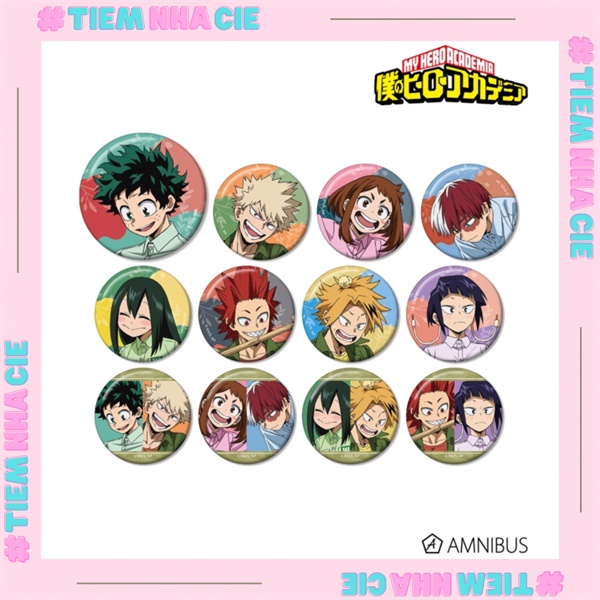 [Cies Shop] [AVAILABLE] MHA My Hero Academia Character Badge สวนสัตว์สวนสัตว์สวนสัตว์