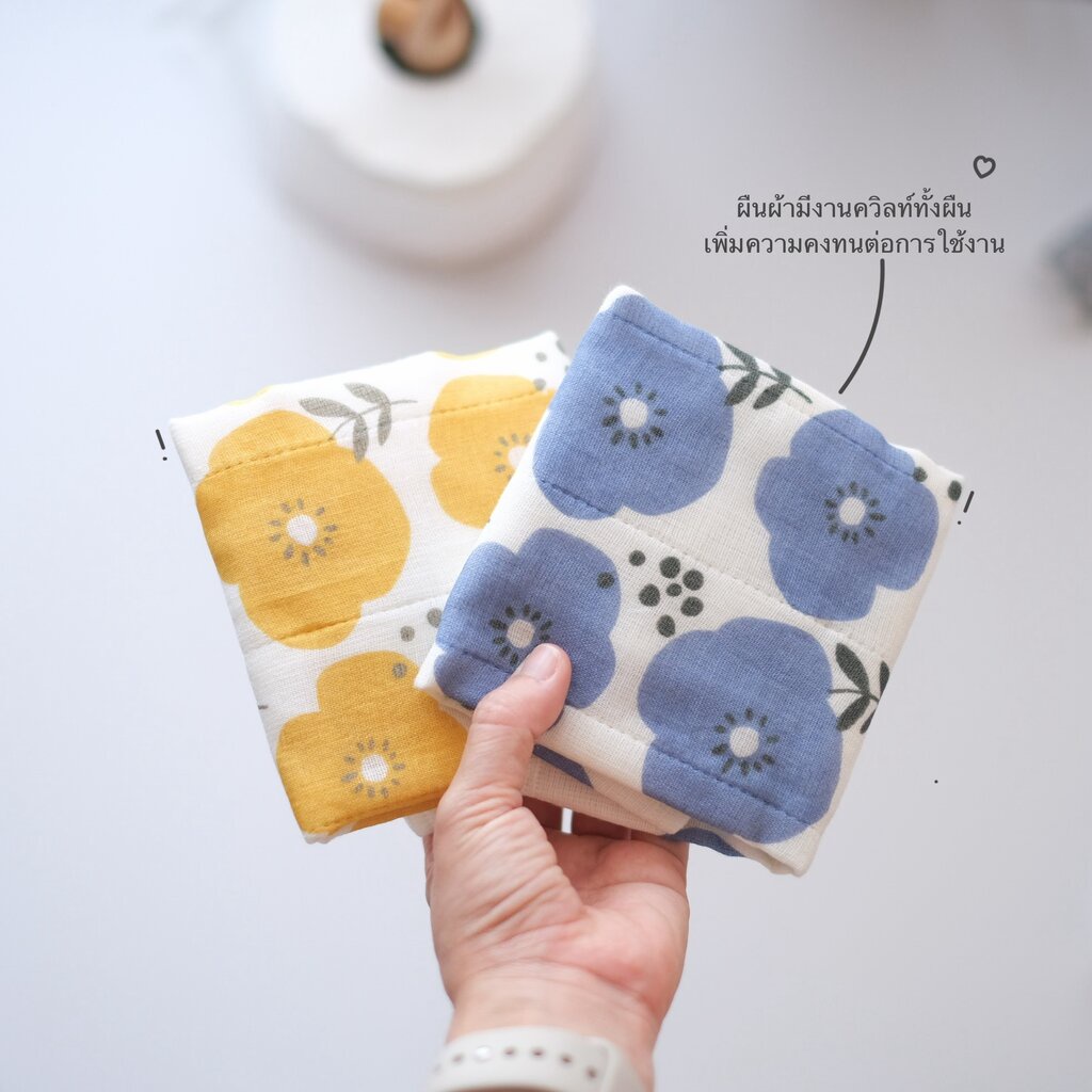 Omocha - (Fukin flower) Kitchen Towel ผ้าสำหรับใช้ในครัวจากสตูดิโอญี่ปุ่น ผ้าเช็ดจาน