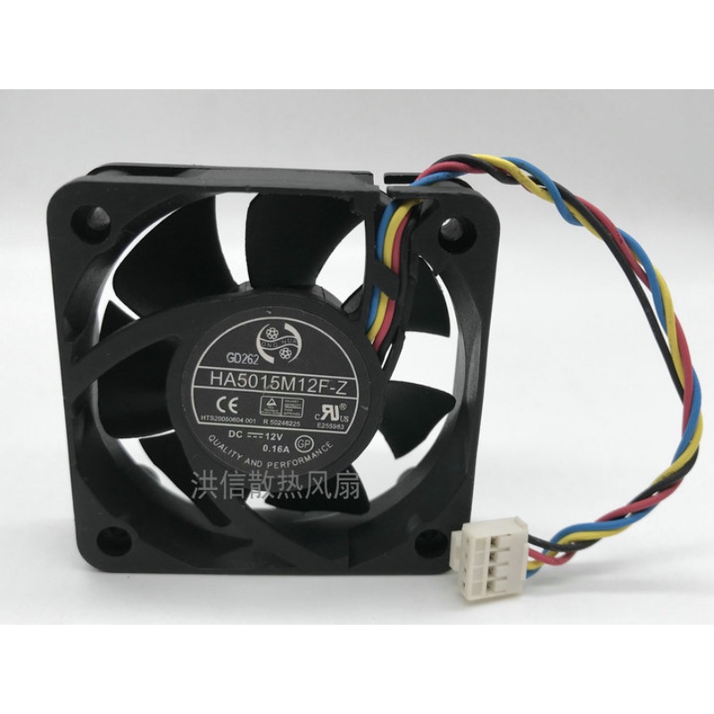 พัดลมระบายความร้อนใหม่ ONG HUA HA5015M12F-Z DC12V 0.16A เครื่องเสียงรถยนต์พัดลมระบายความร้อนเงียบ