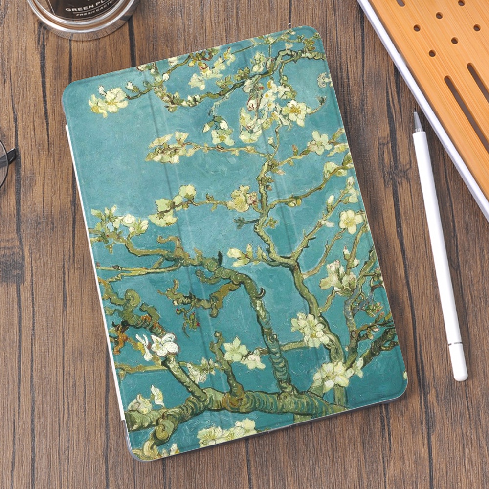 เคสซิลิโคน ลายภาพวาดสีน้ํามัน สไตล์วินเทจ สําหรับ iPad Mini 5 Air 4 10.2 8th 2020 7th 12.9 Pro 11 Funda 10.5 Air 1 2 3