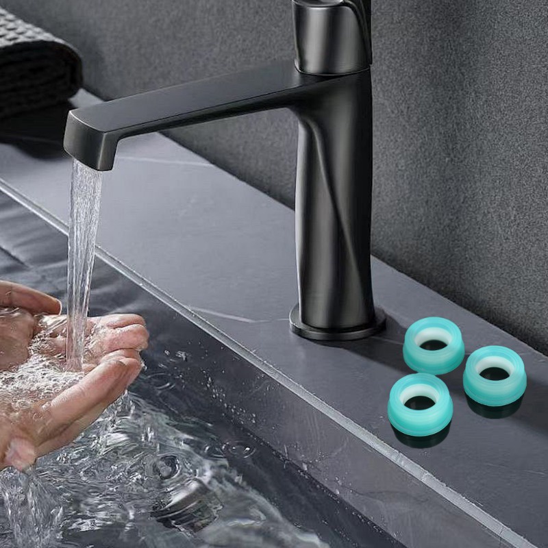 10ชิ้นซิลิโคนรั่วก๊อกน้ําปิดผนึกปะเก็น/เปลี่ยนก๊อกน้ําวาล์วแกน/ปฏิบัติอุปกรณ์ฮาร์ดแวร์ - รูปที่ 2