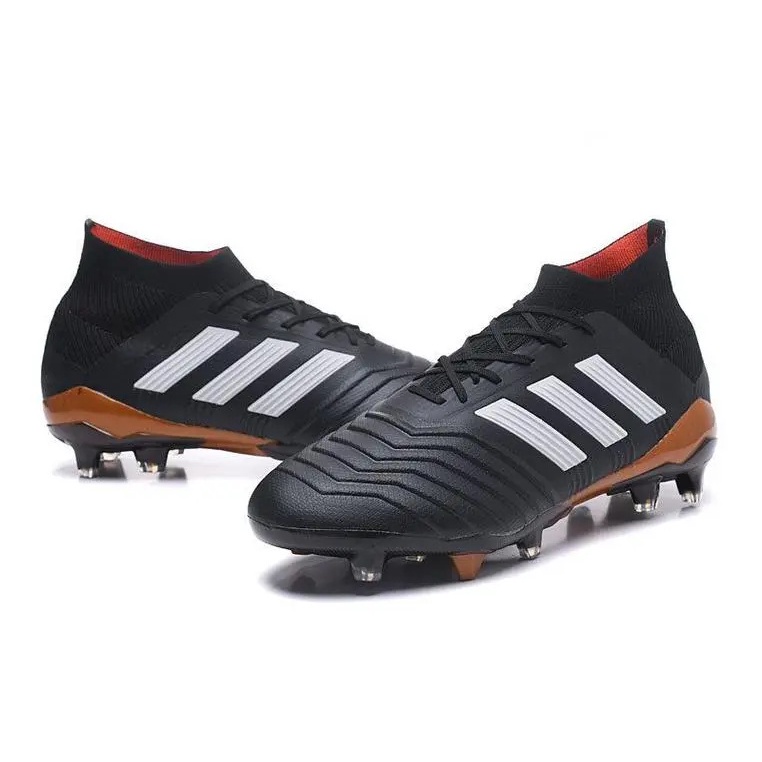 【Ready Stock】Adidas Predator 18+x Pogba FG Soccer Shoes Football Shoes Men Training Boots high-qual
