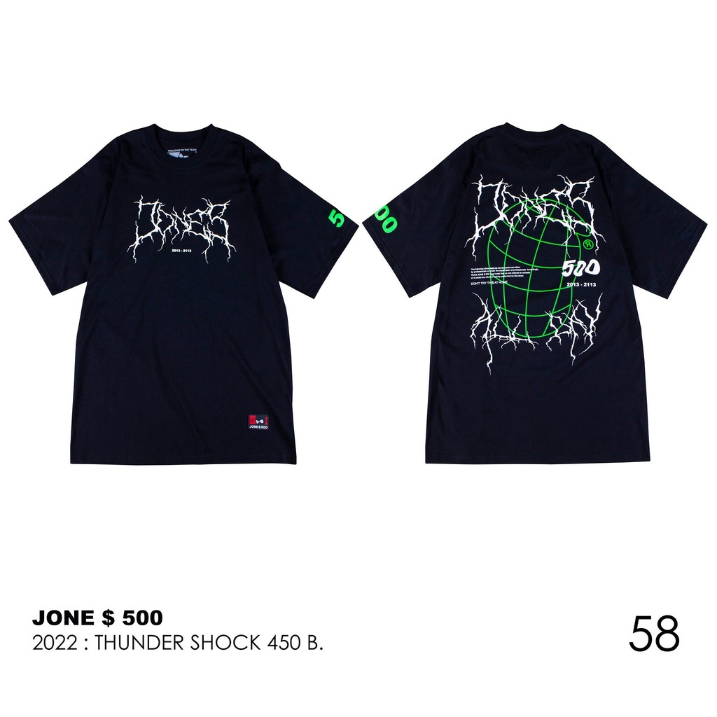 [DD] 1201-3 JONE500 คลอเล็คชั่นล่าสุด เสื้อยืดสกรีนลาย 2022 Collection