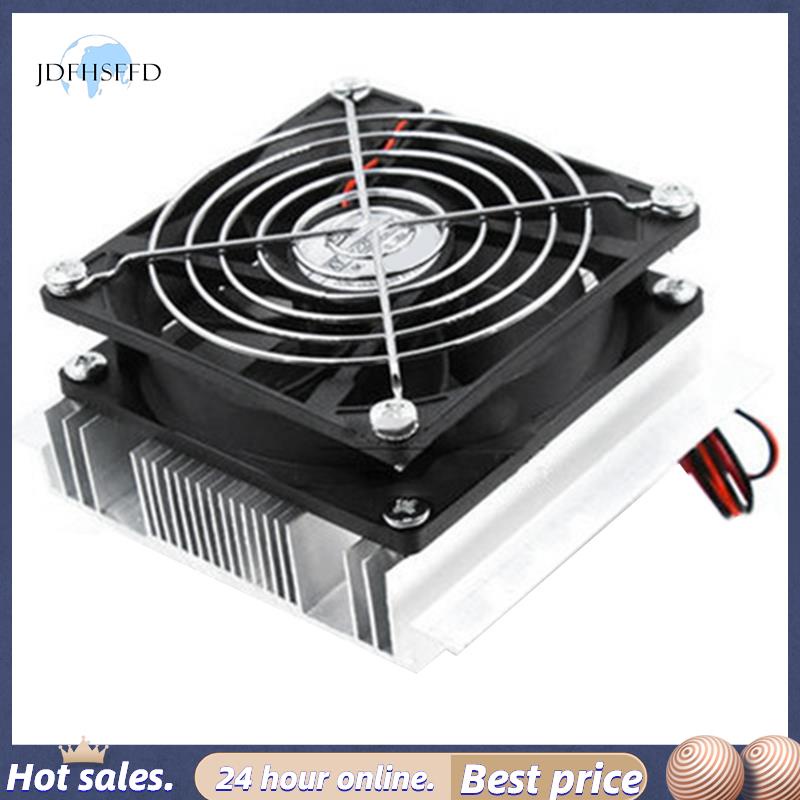 jdfhsffdThermoelectric Peltier Cooler Refrigeration DC 12V Semiconductor Air Conditioner Cooling Sys