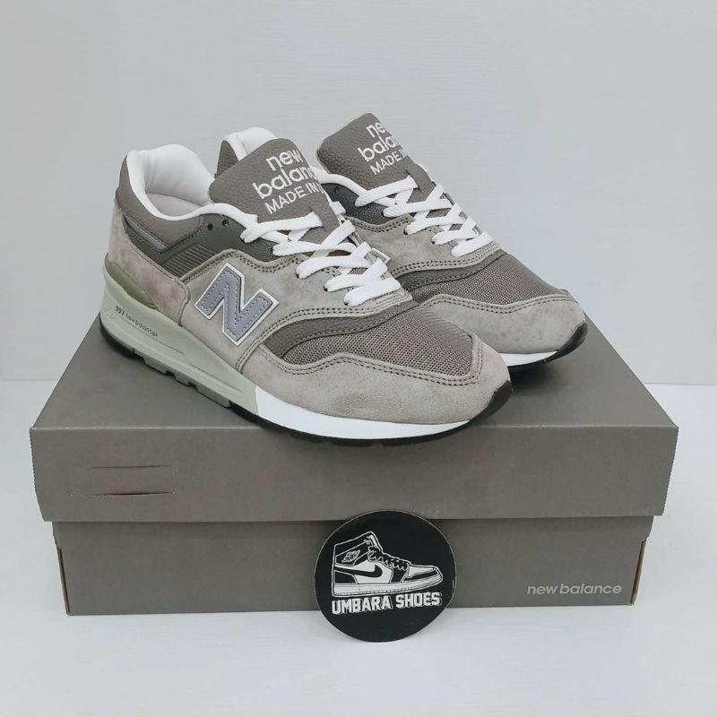 Sepatu Sneakers New Balance 997 M997GY Marbelhead Grey Made In Usa 100%BNB แฟชั่น