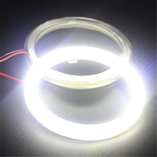 หลอดไฟหน้า LED COB DRL สว่างมาก ขนาด 60/70/80/90/100 มม. 110 มม. 120 มม. สําหรับรถยนต์ รถจักรยานยนต์ 1 ชิ้น