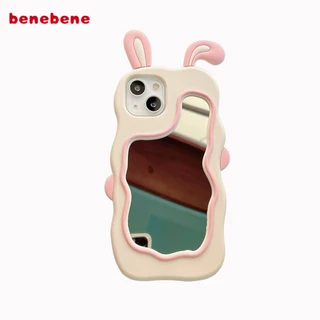 Medium Mirror Rabbit Soft Apple Phone Case Back Protection Case เหมาะสําหรับ iphoneCases/iPhone14