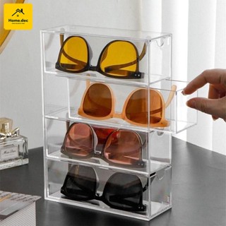 กล่องใส่แว่นตา กล่องเก็บแว่นตา การออกแบบที่โปร่งใส แว่นตาหาง…