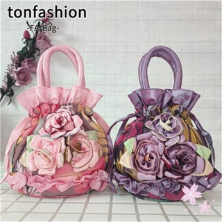 Tonfashion กระเป๋าสไตล์ชนเผ่า, กระเป๋าลูกไม้ ดอกไม้ Dacron, …