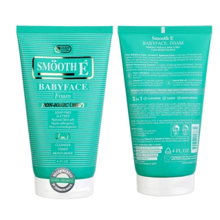 [หลอดรุ่นใหม่ Lot.ใหม่] Smooth E Babyface Foam เบบี้เฟส โฟมไม่มีฟอง ขนาด 4 ออนซ์ หรือ 8 ออนซ์ สมูทอี [PC]
