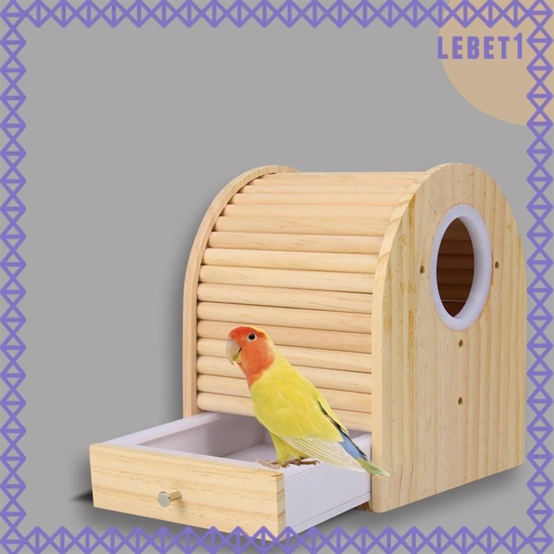 [Lebet] กล่องเพาะพันธุ์นกแก้ว แบบไม้ ทนทาน อุปกรณ์เสริม สําหรับนกแก้ว นกค็อกคาโต้