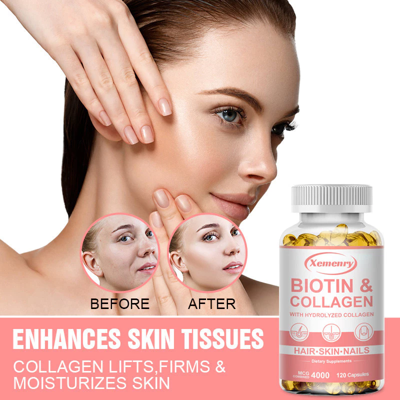 Biotin Collagen 4000 Mcg - วิตามินบำรุงสุขภาพผม ผิว เล็บ กระดูกและข้อ thumbnail 5