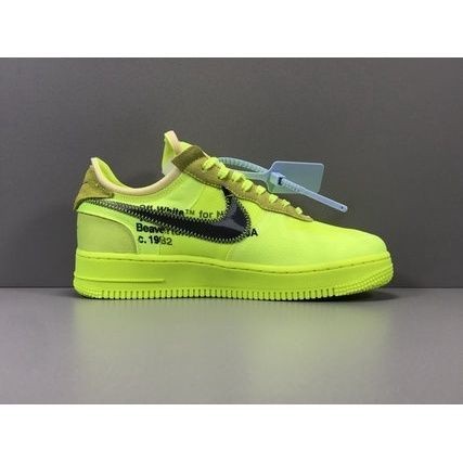 Nike Air Force 1 Low Off-White Volt AO4606 700 ( Originals Quality 100% ) Nike Sneakers Air force Af Shoes