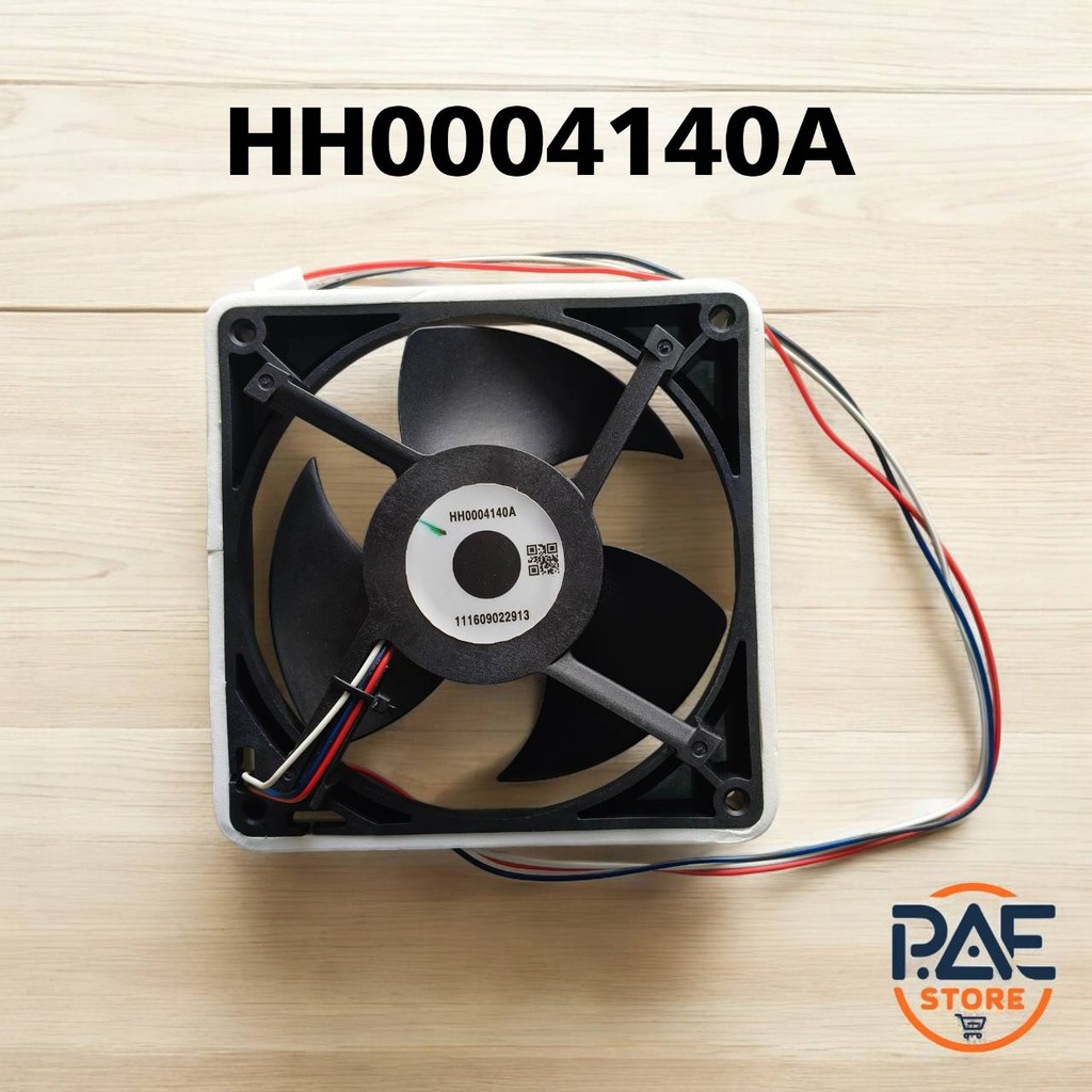 #พัดลมตู้เย็น HITACHI ฮิตาชิ HH0004140A Part PTR-VG710P3*032 12VDC 0.13A 5"x5" ใช้กับรุ่น R-V550PZ R