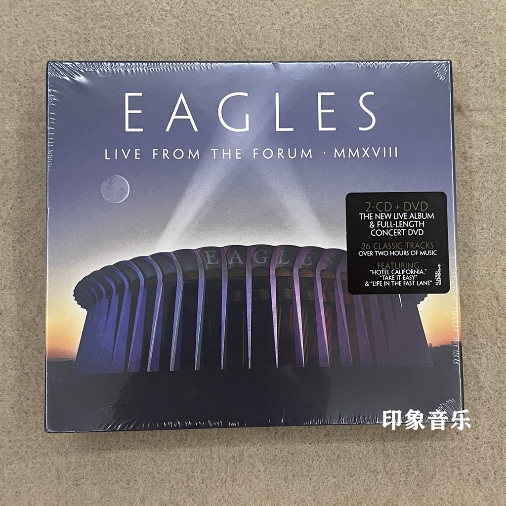 超ซีล Eagles Live From The Forum MMXVIII 2CD+DVD 经 มีจําหน่าย JCP2