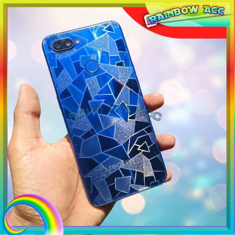 Backskin Garskin Skin คาร์บอน ABSTRACT Mosaic ASUS ZENFONE ป้องกันเชื้อรา ZEN 4 5 6 max 5Z 5Q Live L