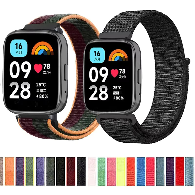 Redmi Watch 3 Active Nylon Quick Dry Strap Soft and Sporty Nylon Watch Strap