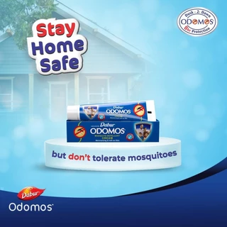 Odomos cream 100 กรัม ครีมทากันยุง สีฟ้า สูตรแอดวานซ์ หายาก ขนาด .