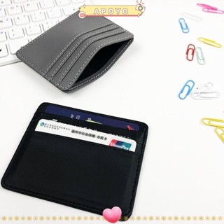 Apoyo ID Card Holders Business Thin Wallet Women Men Money P…