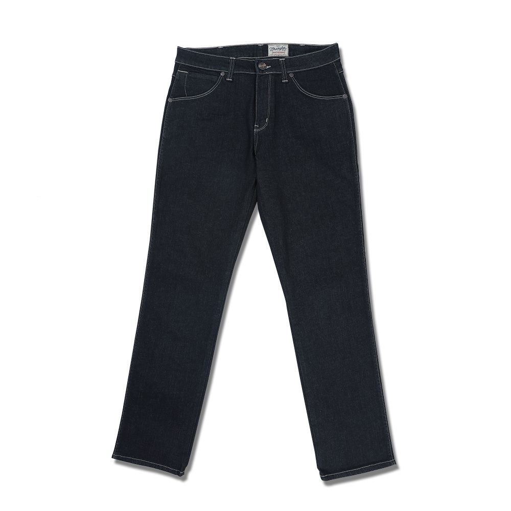 WRANGLER กางเกงยีนส์เอวกลางทรงตรง GREENSBORO รุ่น WR WR 15Q36Y แรงเลอร์ เสื้อผ้าผู้ชาย กางเกงผู้ชาย กางเกงยีนส์ DENIM