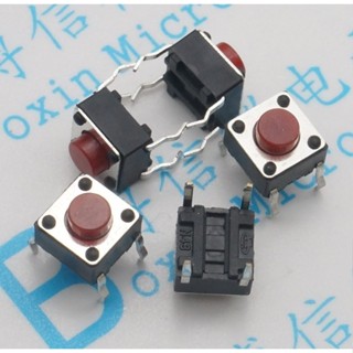 6x6x5 สวิตช์เตาแม่เหล็กไฟฟ้าหัวแดงปุ่มเตาแม่เหล็กไฟฟ้าปุ่ม 6…