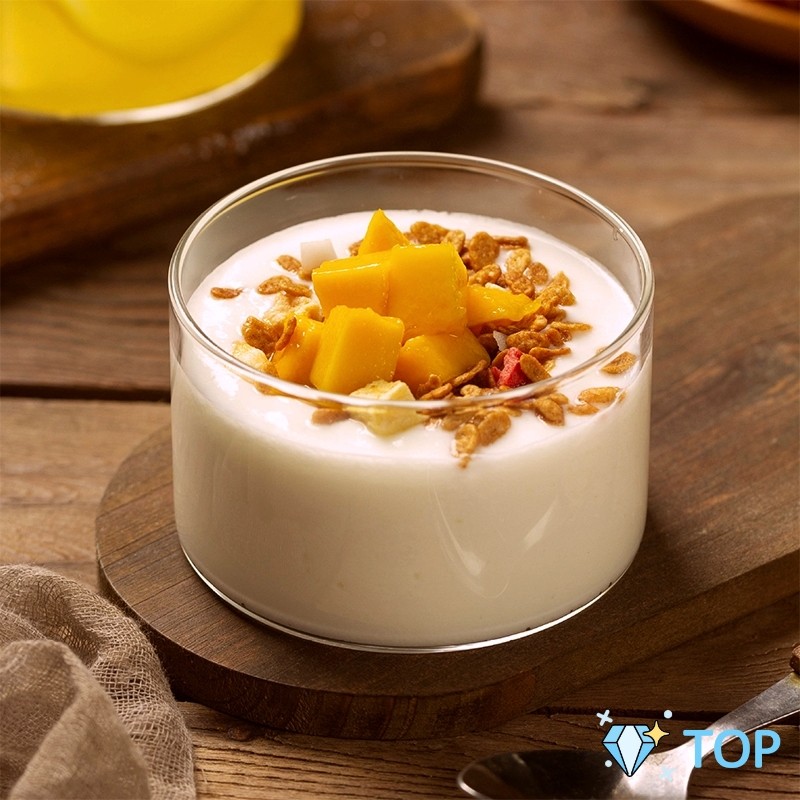 [โค้ด PSKK149 ลดสูงสุด 99-.] ถ้วยพุดดิ้ง ไอศครีม ขนม ใส แก้วบอโรซิลิเกตสูง glass dessert cup