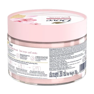 Dove โดฟ บอดี้ สครับ ซากุระ 280 กรัม สครับ ขัดผิวกาย เนียนนุ่ม