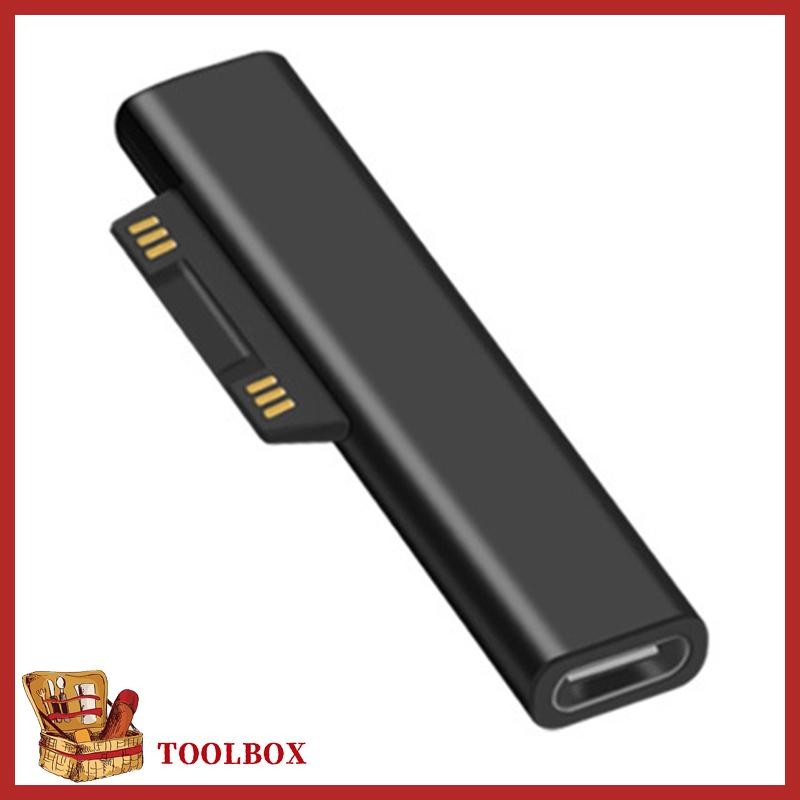 Toolbox USB Type C Power Converter สําหรับ Surface 3 4 5 6 Surface Book อะแดปเตอร์ USB C