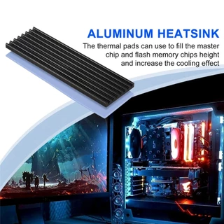 M.2 ฮีทซิงค์ SSD อลูมิเนียม แผ่นระบายความร้อน สําหรับ NVME NGFF M2 2280 PCI-E SSD ครบชุด