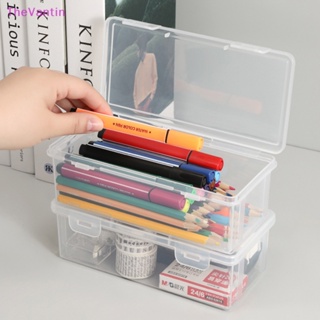 Thevantin กระเป๋าดินสอ ขนาดใหญ่ จุของได้เยอะ สีโปร่งใส เครื่องเขียน กล่องดินสอสี ดินสอสี เด็ก ดินสอวาดภาพร่างภาพ กล่องดินสอ สินค้าที่ดี