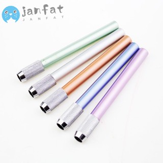 Janfat ดินสอโลหะ ยาว 6 สี สําหรับวาดภาพ เขียน 6 ชิ้น