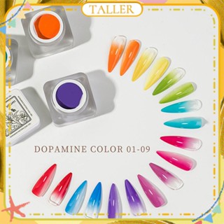 ✧Ready Stcok Xeijayi Dopamine Series Clap ยาทาเล็บเจลภาพวาดสีไล่ระดับสีความอิ่มตัวสูงกระป๋อง Phototherapy กาวเล็บสำหรับร้านเล็บ 8g สูง