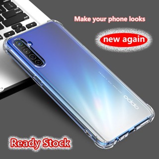 เคสโทรศัพท์มือถือ ยางนิ่ม ใส กันกระแทก 4 มุม สําหรับ Realme XT X2 RMX1921 1992 1993 1991